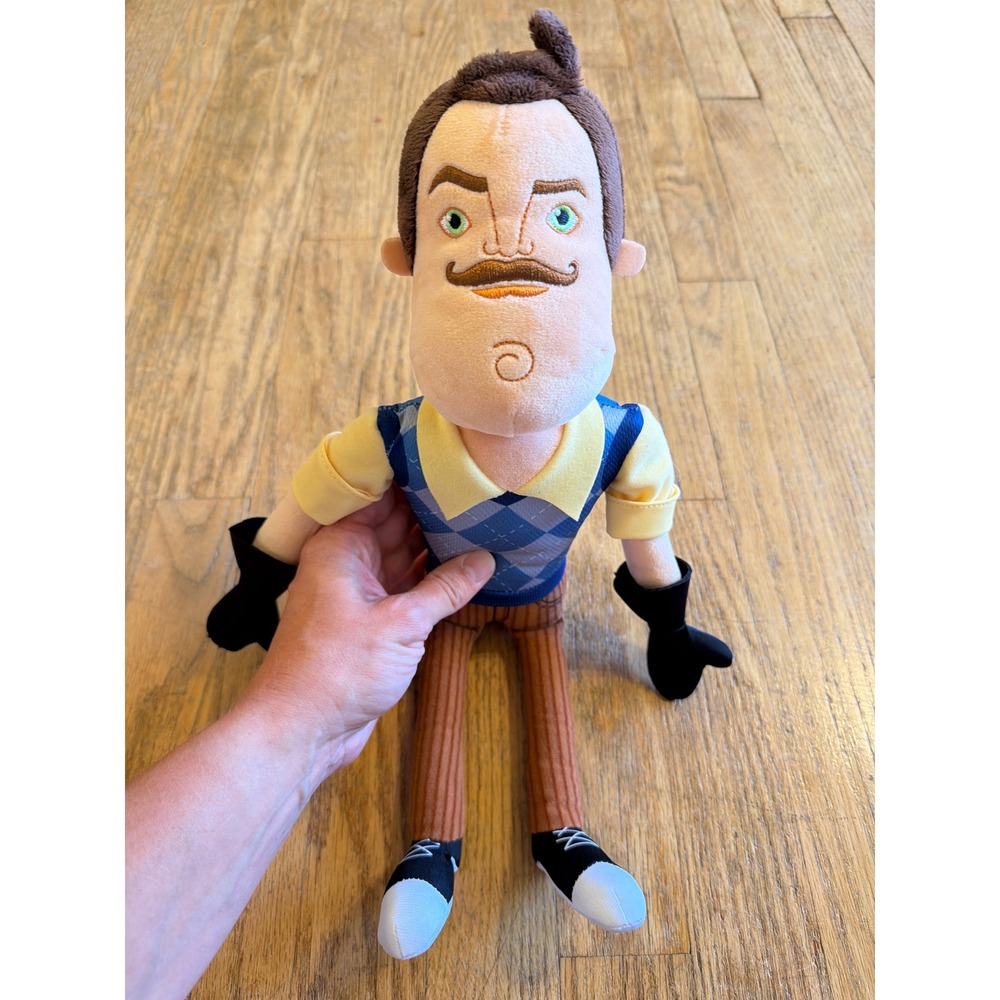 Hello Neighbor Mr Peterson Plush Toy Zag Toys 15 Inch Game Collectible Plushie